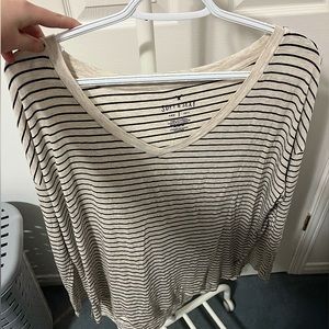 Soft and sexy American Eagle long sleeve shirt striped